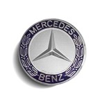 Ficha técnica e caractérísticas do produto Calota Centro Roda Mercedes Amg Emblema Azul