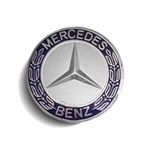 Ficha técnica e caractérísticas do produto Calota Centro Roda Mercedes Classe a 200 250 Emblema Azul Calota