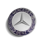 Ficha técnica e caractérísticas do produto Calota Centro Roda Mercedes Classe A Sprinter Emblema Azul