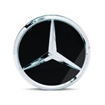 Ficha técnica e caractérísticas do produto Calota Centro Roda Mercedes Classe GLC 250 Preta Brilhante