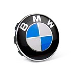 Ficha técnica e caractérísticas do produto Calota Centro Roda Original BMW Emblema Azul 58mm