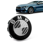 Calota Centro Roda Original BMW Serie 7 2019+ Emblema Preto