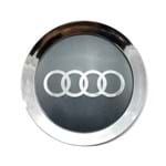 Ficha técnica e caractérísticas do produto Calota Centro Roda Scorro S172 S181 Zunky ZK 100 Cromo Emblema Audi Calota