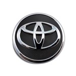 Ficha técnica e caractérísticas do produto Calota Centro Roda Toyota Kr R64 Preta Cromo