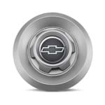 Ficha técnica e caractérísticas do produto Calota Centro Roda Vw Saveiro Modelo Novo 4 Furos Prata Emblema Gm Cinza Calota