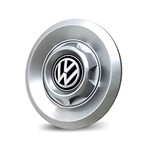 Ficha técnica e caractérísticas do produto Calota Centro Roda VW Saveiro Modelo Novo 4 Furos Prata