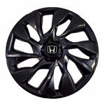 Ficha técnica e caractérísticas do produto Calota Esportiva Aro 14 Ds4 Black Preta Honda Civic Fit City