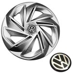 Ficha técnica e caractérísticas do produto Carlota Esportiva Aro 14 Prata Vw Gol Parati Voyage Up