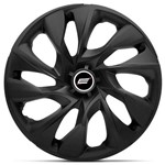 Calota Esportiva Ds4 Fosc Black Aro 13 Universal Encaixe Preto Fosco