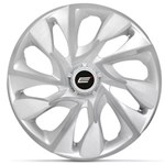 Ficha técnica e caractérísticas do produto Calota Esportiva DS4 Silver Aro 13 Prata Encaixe Universal