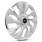 Ficha técnica e caractérísticas do produto Calota Esportiva DS4 White Chrome Aro 13 Encaixe Branco e Cromado Jogo Completo