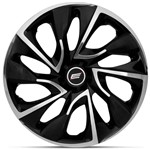 Ficha técnica e caractérísticas do produto Calota Esportiva Modelo DS4 Aro 14 Sport Black Chrome Elitte