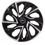 Ficha técnica e caractérísticas do produto Calota Esportiva Modelo DS4 Aro 15 Sport Black Chrome Elitte