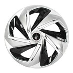 Ficha técnica e caractérísticas do produto Calota Esportiva Modelo Nitro X Aro 13 Silver Black Elitte