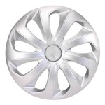 Ficha técnica e caractérísticas do produto Calota Esportiva Modelo Velox Aro 15 Silver Elitte