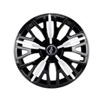 Ficha técnica e caractérísticas do produto Calota Esportiva Triton Aro 14 Black Silver Encaixe Universal Unidade