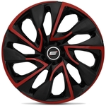 Ficha técnica e caractérísticas do produto Calota Esportiva Tuning DS4 Red Cup Aro 14 Preto e Vermelho Universal