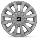 Ficha técnica e caractérísticas do produto Calota Esportiva Tuning Elite Silver Aro 13 Polegadas Jogo Completo