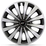 Ficha técnica e caractérísticas do produto Calota Esportiva Tuning Sport Silver Aro 13 Polegadas Jogo Completo