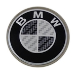 Ficha técnica e caractérísticas do produto Calota Miolo De Roda Bmw 65mm Emblema Preto