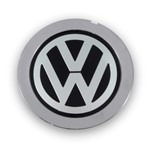 Ficha técnica e caractérísticas do produto Calota Miolo Roda Cromado Audi A8 - Emblema Volkswagem - Ferkauto