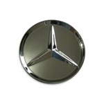 Ficha técnica e caractérísticas do produto Calota para Centro de Roda Mercedes Classe a Cromada - 1 Unidade Prata