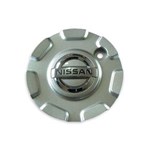 Ficha técnica e caractérísticas do produto Calota para Centro de Roda Nissan Frontier com Botton - 1 Unidade Prata