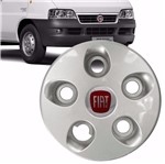 Ficha técnica e caractérísticas do produto Calota Prata Centro Roda Ferro Ducato Aro 16 Emblema Fiat - Ponto Certo Import