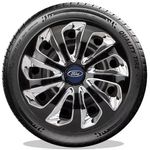 Ficha técnica e caractérísticas do produto Calota Preto Cromada Ford Fiesta Ká Focus Aro 13 E3711