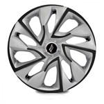 Ficha técnica e caractérísticas do produto Calota Universal Modelo Ds4 Aro 14" Silver/Black Parafuso - Elitte