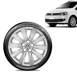 Ficha técnica e caractérísticas do produto Calota Volkswagen Vw Fox Aro 15 Prata