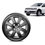 Ficha técnica e caractérísticas do produto Calota Volkswagen Vw Gol 2014 15 16 Aro 14 Grafite Brilhante