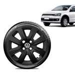 Ficha técnica e caractérísticas do produto Calota Volkswagen Vw Gol 2014 15 16 Aro 14 Preta Fosca
