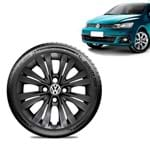 Ficha técnica e caractérísticas do produto Calota Volkswagen Vw Gol G7 2017 18 Aro 14 Preta Brilhante