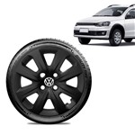 Ficha técnica e caractérísticas do produto Calota Volkswagen Vw Saveiro 2014 15 16 Aro 14 Preta Fosca