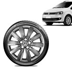 Ficha técnica e caractérísticas do produto Calota Volkswagen Vw SpaceFox Aro 15 Grafite Brilhante