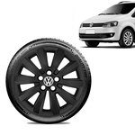 Ficha técnica e caractérísticas do produto Calota Volkswagen Vw Fox Aro 15 Preta Fosca