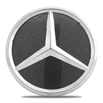 Ficha técnica e caractérísticas do produto Calotinha Miolo Centro Tampa Roda Mercedes Amg 75mm Grafite