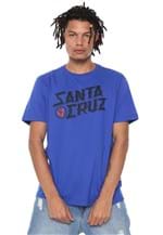 Ficha técnica e caractérísticas do produto Camiseta Santa Cruz Hand Stamp Azul