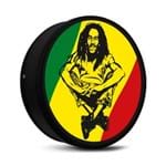 Ficha técnica e caractérísticas do produto Capa de Estepe com Cadeado e Cabo de Aço Air Cross Crossfox Doblo Ecosport - Modelo Bob Marley