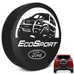 Ficha técnica e caractérísticas do produto Capa de Estepe Ecosport 2003 a 2018 PVC com Cadeado
