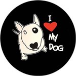 Ficha técnica e caractérísticas do produto Capa Estepe Ecosport Fox + Cabo + Cadeado I Love My Dog