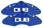 Ficha técnica e caractérísticas do produto Capa Pinça de Freio Azul DUB - Universal - Roda Aro 14 em Diante - (M3) - 2 Peças - Dub Universal