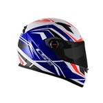 Ficha técnica e caractérísticas do produto Capacete LS2 Ff358 Blade White/Red/Blue - 55/56 - Branco+Vermelho