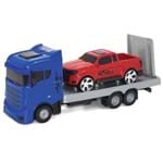 Ficha técnica e caractérísticas do produto Carreta Fury Truck com Camionete Orange Toys Azul