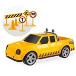 Ficha técnica e caractérísticas do produto Carrinho Road Work Amarelo