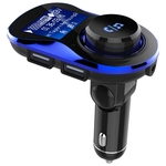 Ficha técnica e caractérísticas do produto Carro Bluetooth Transmissor Fm Mãos-livres Chamando Carregador Mp3 Leitor De Música