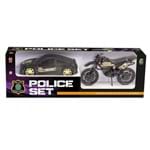 Carro e Moto Police Set - Cod. 306 Bs Toys