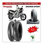 Cbx 250 Twister Pneu Dianteiro Etraseiro Tam Original Matrix - Levorin