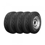 Ficha técnica e caractérísticas do produto Combo com 4 Pneus 255/70R16 Bridgestone Dueler AT Revo 2 111S (Letra Branca)